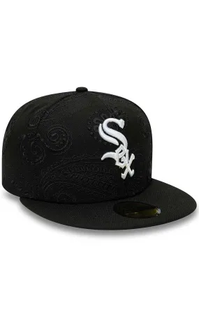 Chicago White Sox Swirl 59FIFTY Fitted Hat (60288075)