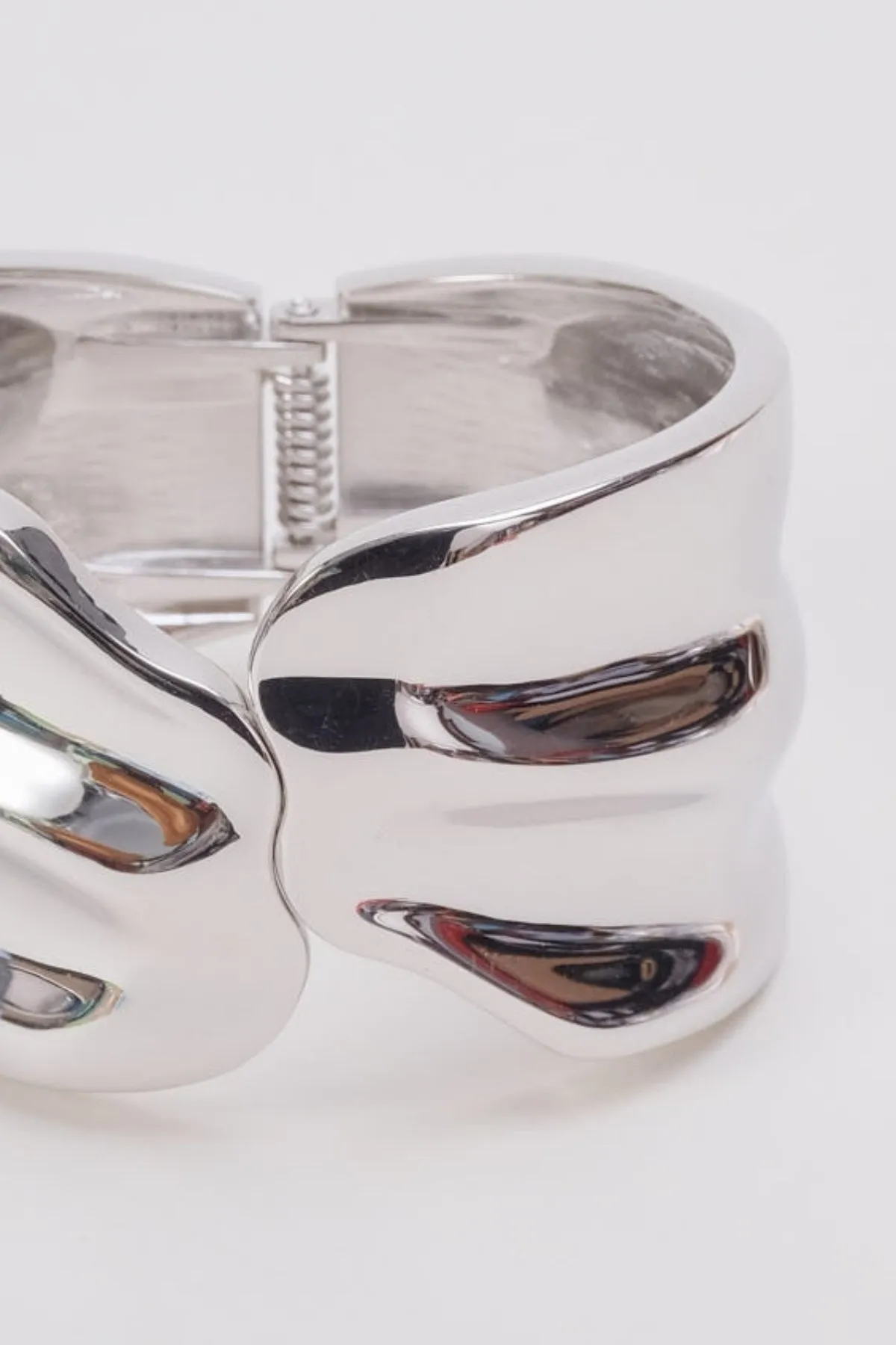 Chunky Silver Cuff Bracelet