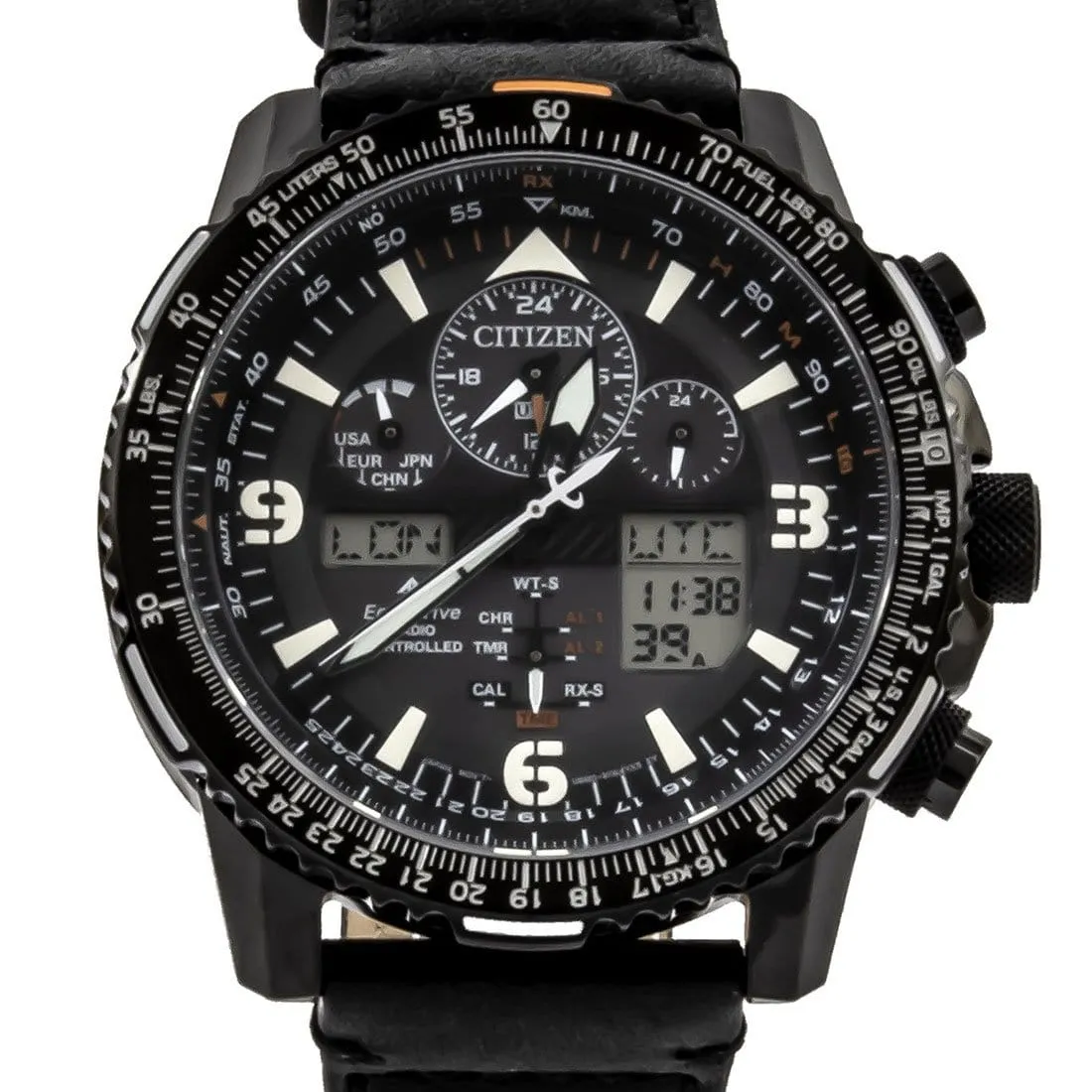 Citizen Promaster Sky Eco-Drive Antimagnetic Power Reserve Male 200m Watch JY8085-14H