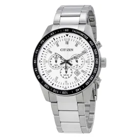 Citizen White Dial Men's Chronograph Watch AN8071-51A