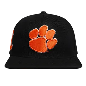 CLEMSON UNIVERSITY CLASSIC UNISEX PRIMARY LOGO WOOL SNAPBACK HAT (BLACK)