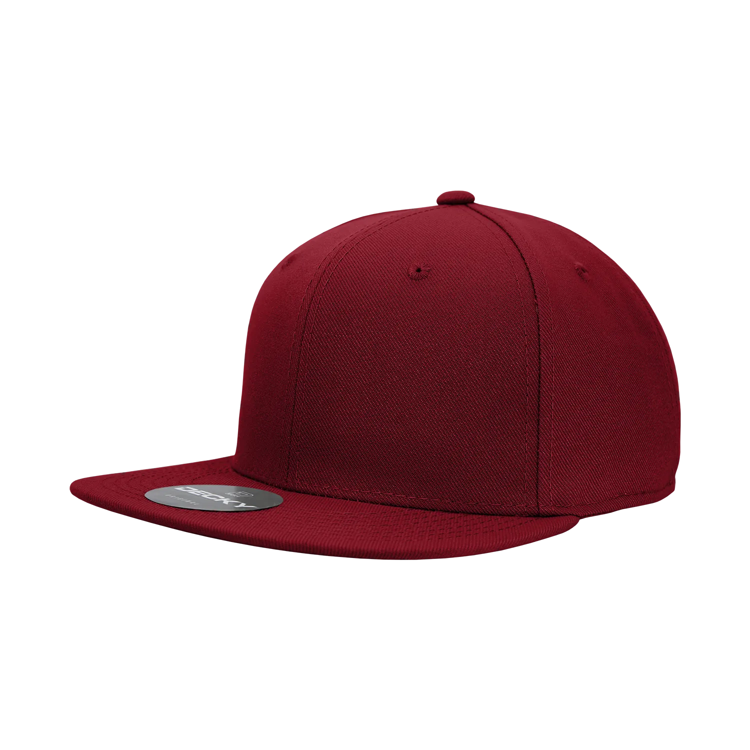 Decky RP1 - Fitted Flat Bill Hat, Retro Fitted Cap (Sizes: 6 7/8 - 7 1/4) - CASE Pricing