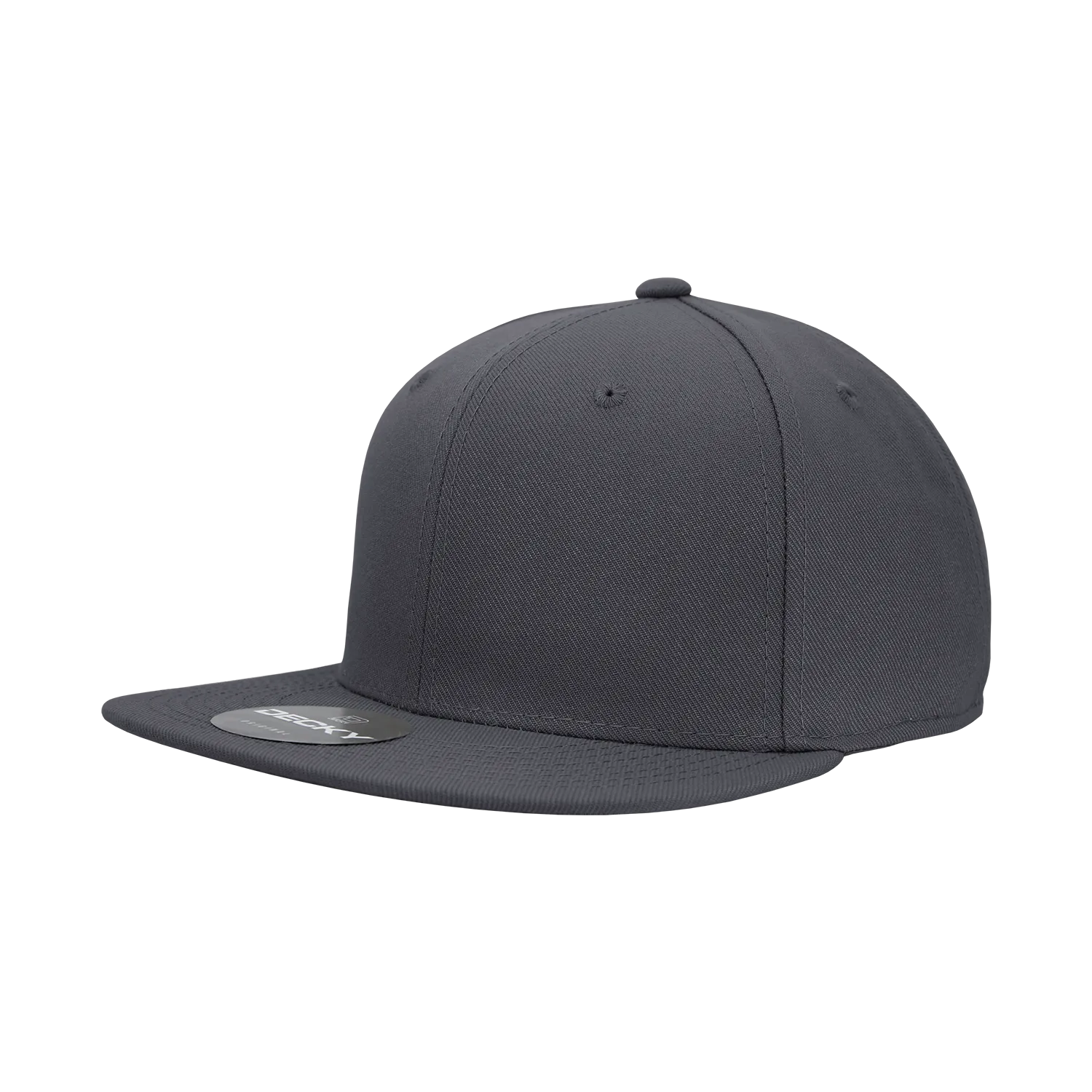 Decky RP1 - Fitted Flat Bill Hat, Retro Fitted Cap (Sizes: 6 7/8 - 7 1/4) - CASE Pricing