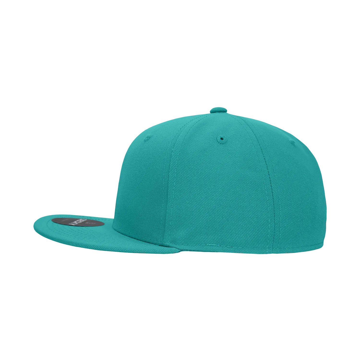 Decky RP1 - Fitted Flat Bill Hat, Retro Fitted Cap (Sizes: 6 7/8 - 7 1/4) - CASE Pricing