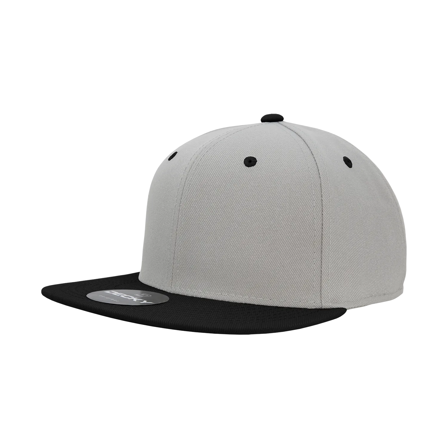 Decky RP1 - Fitted Flat Bill Hat, Retro Fitted Cap (Sizes: 6 7/8 - 7 1/4) - CASE Pricing