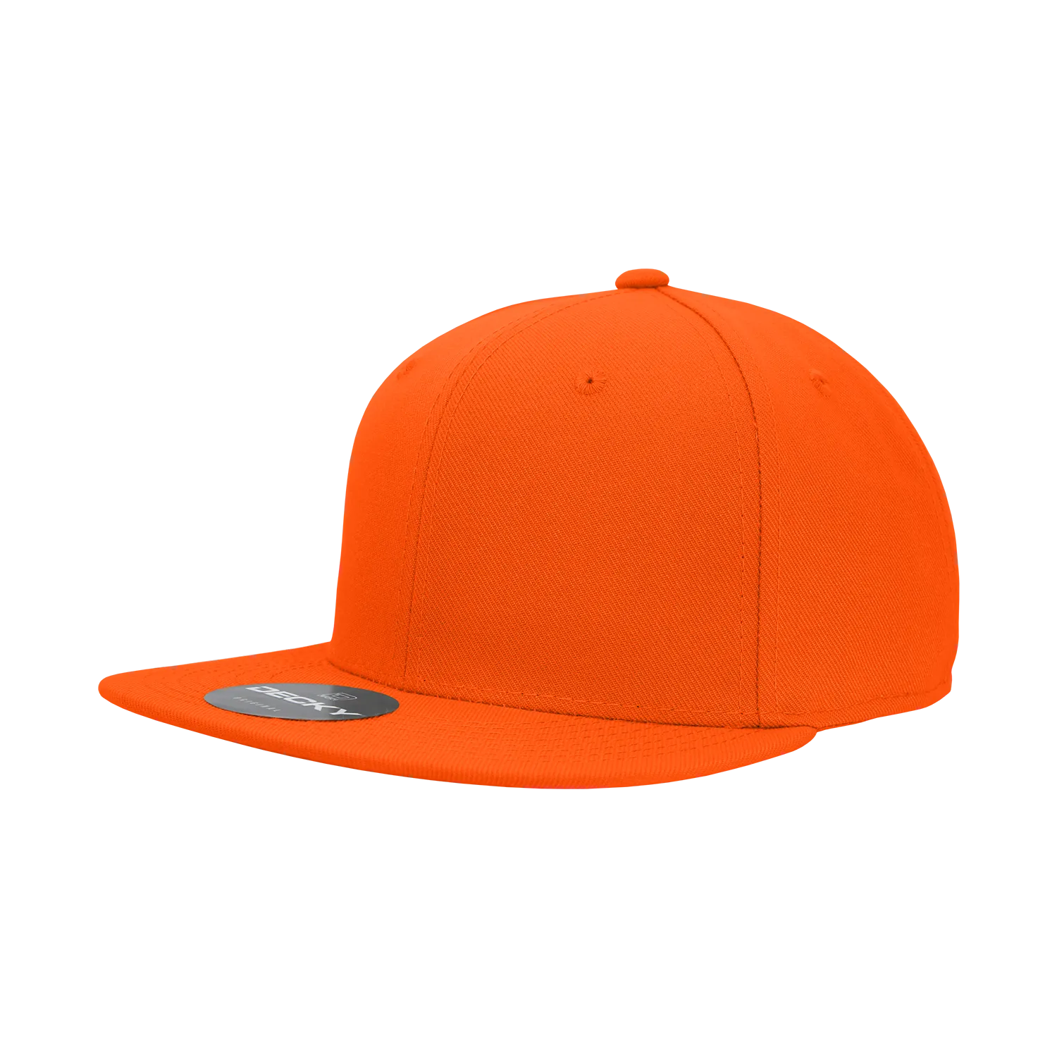 Decky RP1 - Fitted Flat Bill Hat, Retro Fitted Cap (Sizes: 6 7/8 - 7 1/4) - CASE Pricing