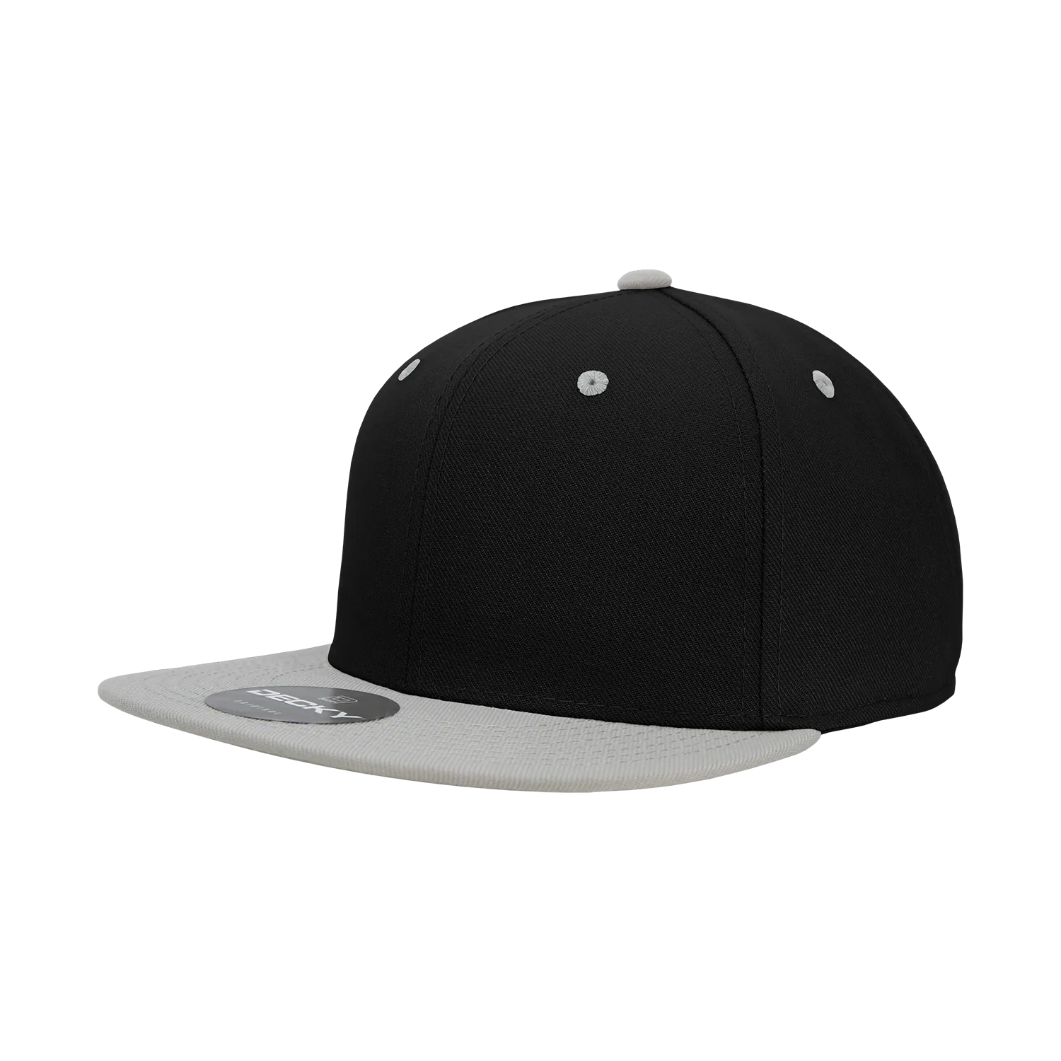 Decky RP1 - Fitted Flat Bill Hat, Retro Fitted Cap (Sizes: 6 7/8 - 7 1/4) - CASE Pricing