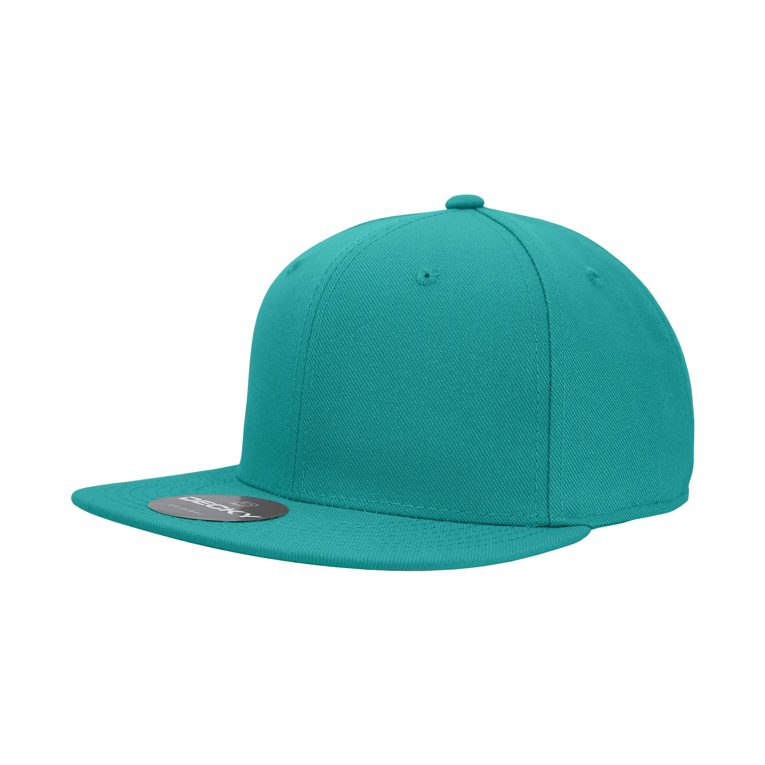 Decky RP1 - Fitted Flat Bill Hat, Retro Fitted Cap (Sizes: 6 7/8 - 7 1/4) - CASE Pricing