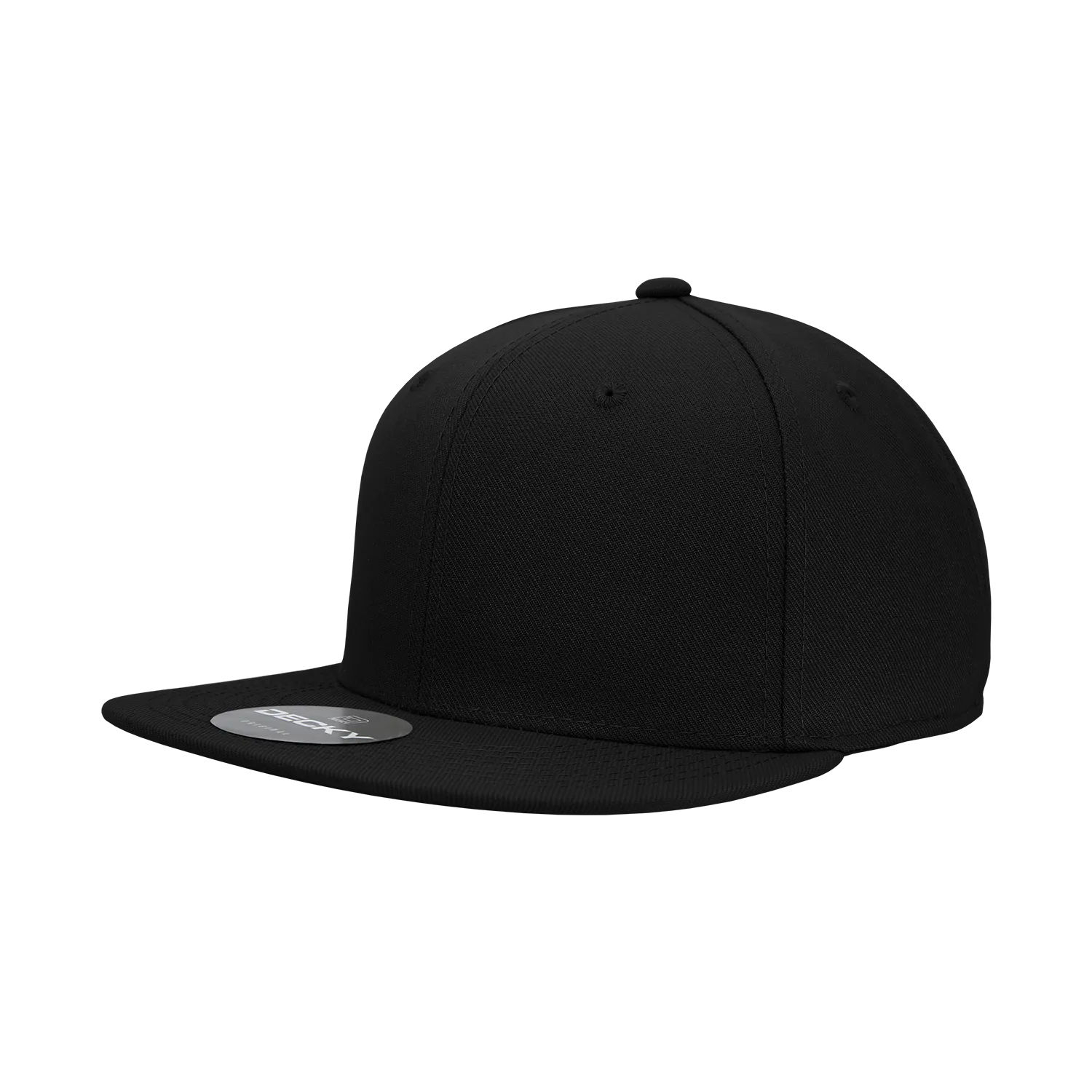 Decky RP1 - Fitted Flat Bill Hat, Retro Fitted Cap (Sizes: 6 7/8 - 7 1/4) - CASE Pricing
