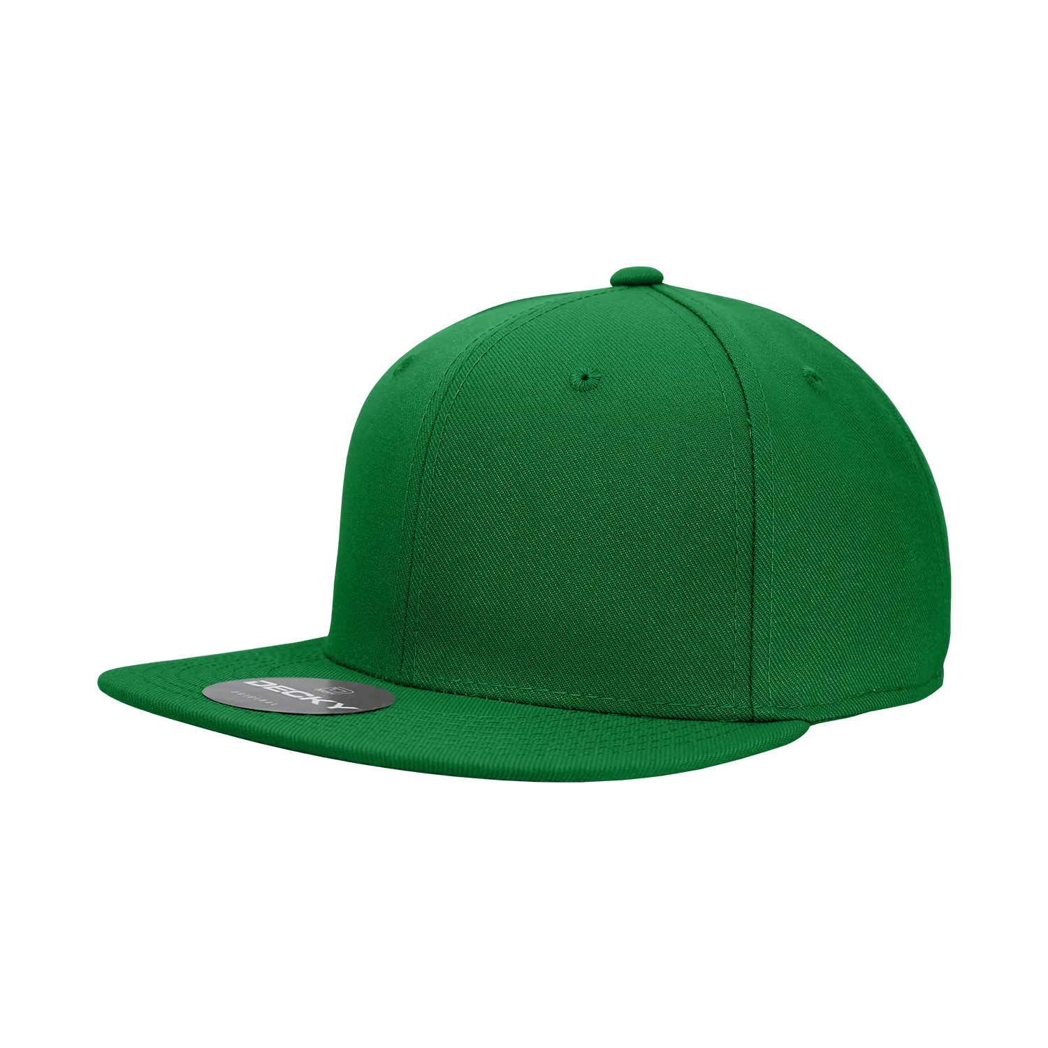 Decky RP1 - Fitted Flat Bill Hat, Retro Fitted Cap (Sizes: 6 7/8 - 7 1/4) - CASE Pricing