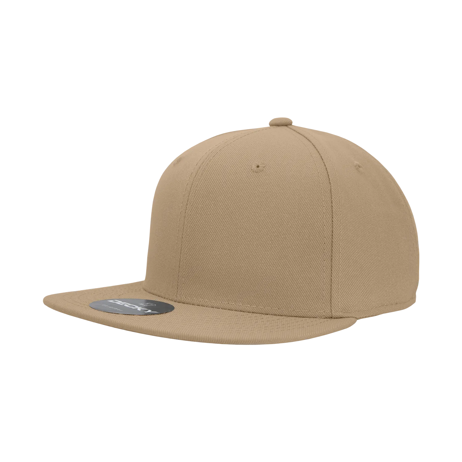 Decky RP1 - Fitted Flat Bill Hat, Retro Fitted Cap (Sizes: 6 7/8 - 7 1/4) - CASE Pricing
