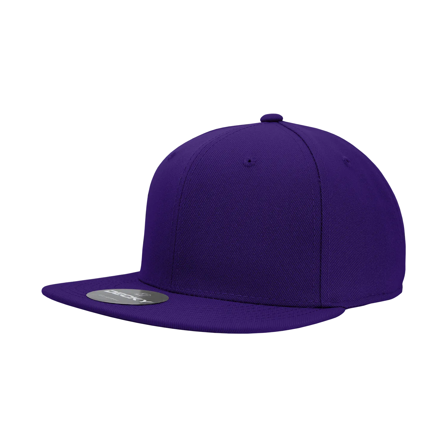 Decky RP1 - Fitted Flat Bill Hat, Retro Fitted Cap (Sizes: 6 7/8 - 7 1/4) - CASE Pricing