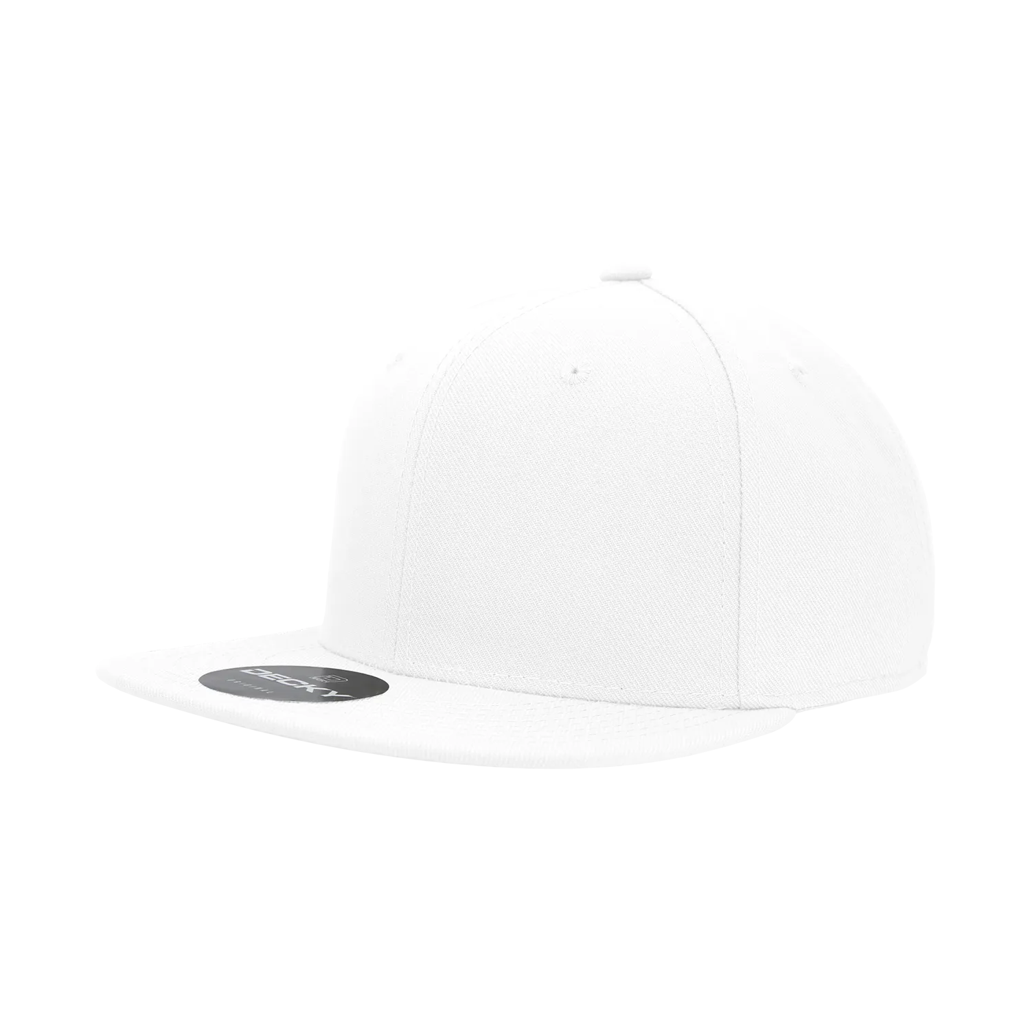 Decky RP1 - Fitted Flat Bill Hat, Retro Fitted Cap (Sizes: 6 7/8 - 7 1/4) - CASE Pricing