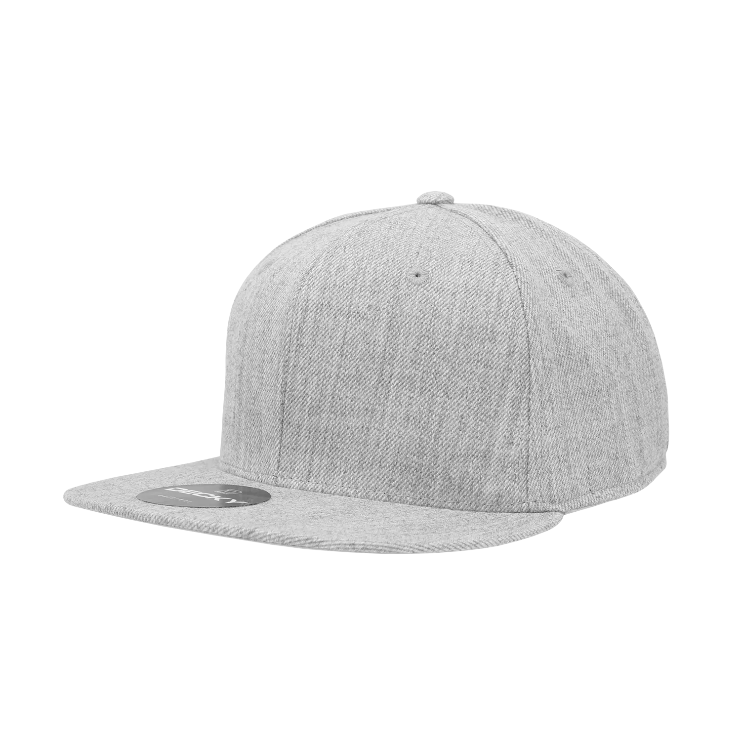 Decky RP1 - Fitted Flat Bill Hat, Retro Fitted Cap (Sizes: 6 7/8 - 7 1/4) - CASE Pricing