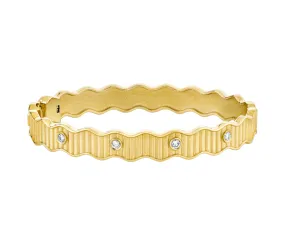 Diamond Wave Bangle