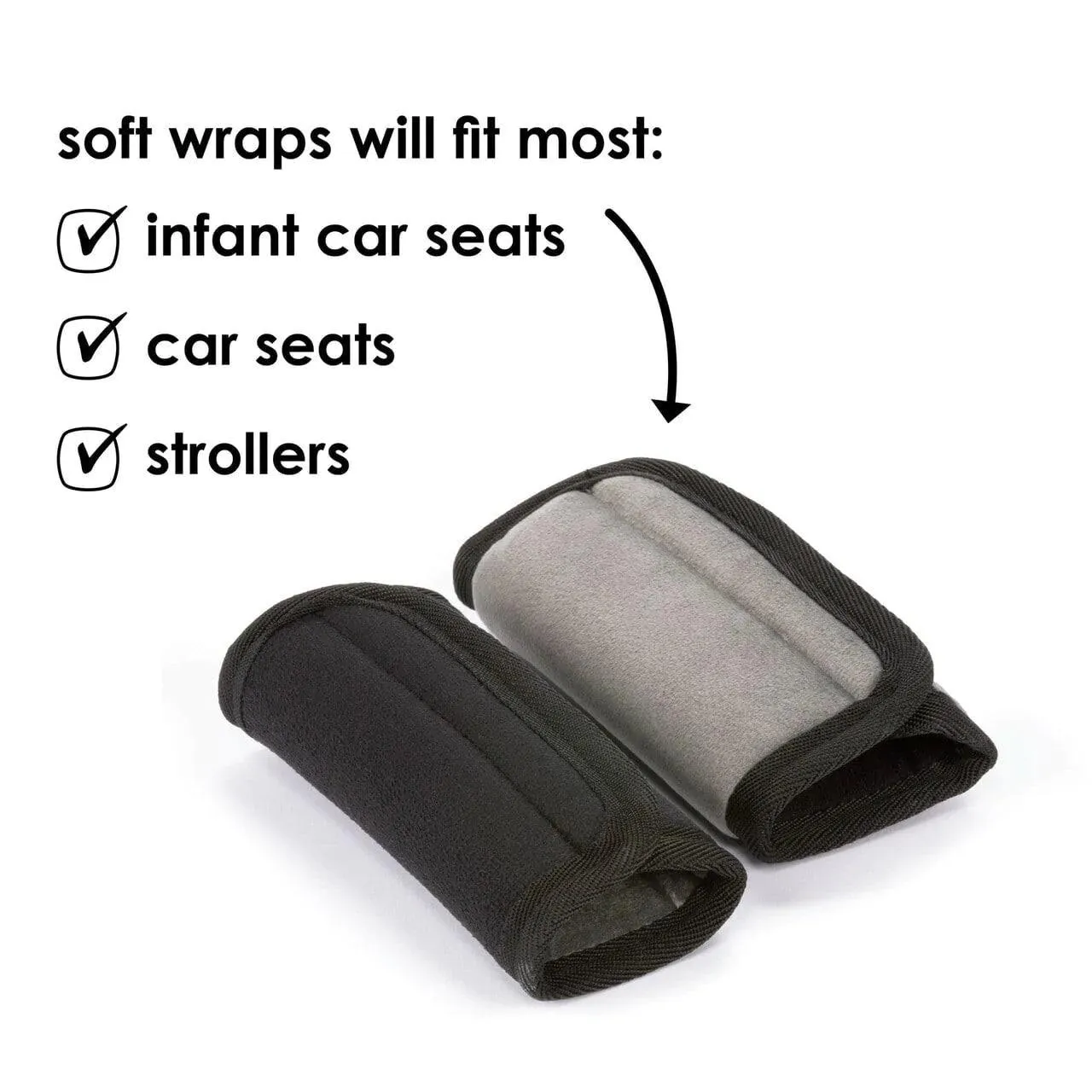 Diono Soft Wraps - Universal Harness Strap Covers