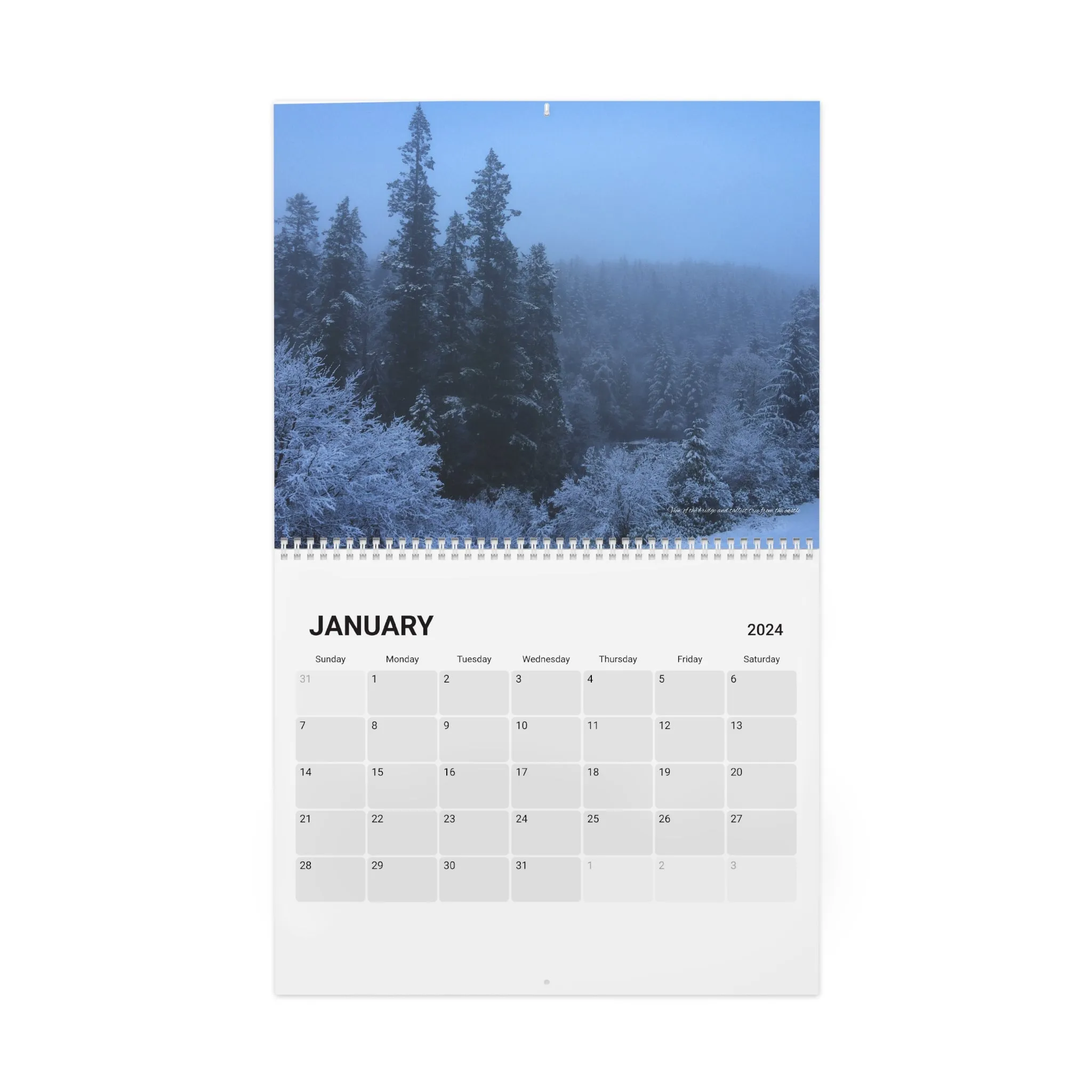 Dunans Castle Calendar (2024)