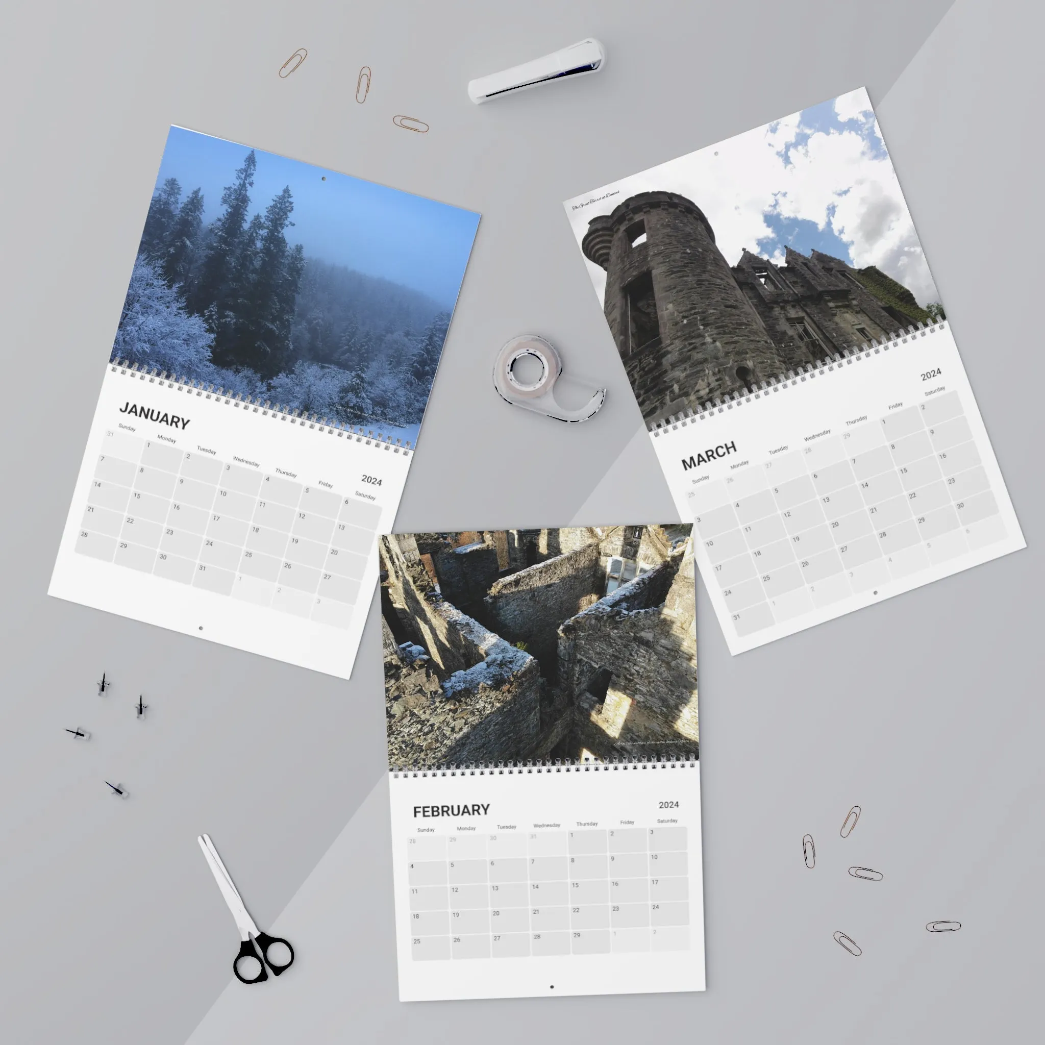 Dunans Castle Calendar (2024)