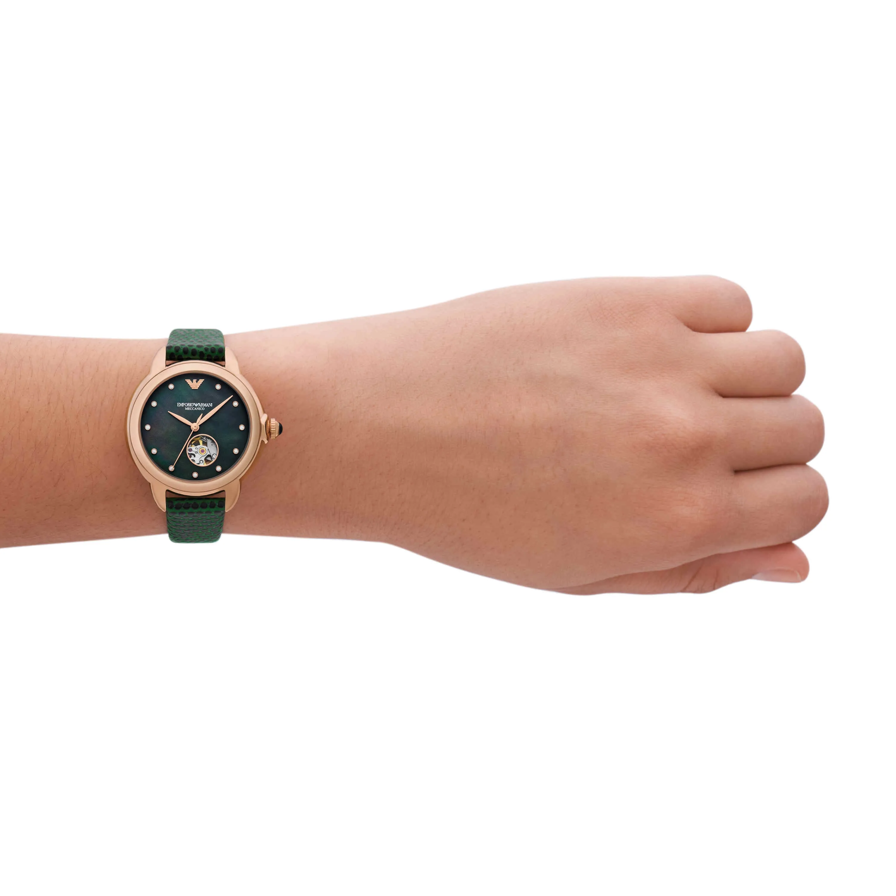 Emporio Armani Two Tone Analogue Watch AR60073
