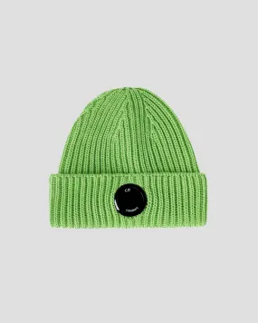 Extra Fine Merino Wool Lens Beanie Classic Green