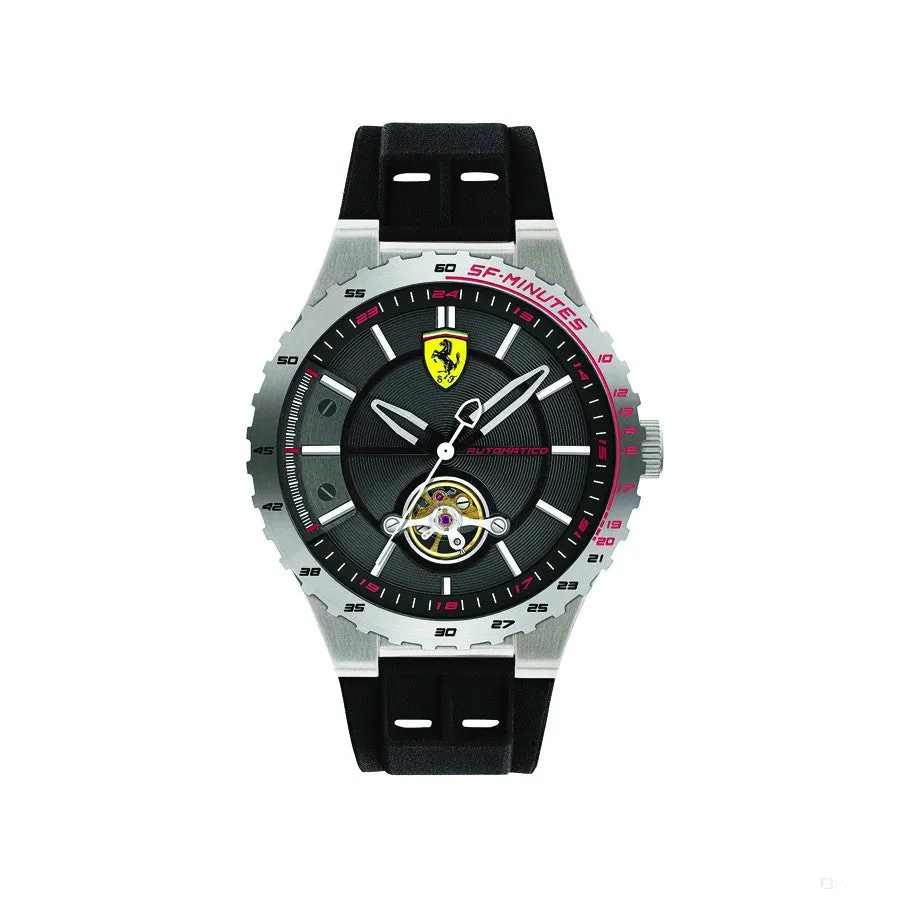 Ferrari Watch, Special EVO Automatic Mens, Silver-Black, 2019