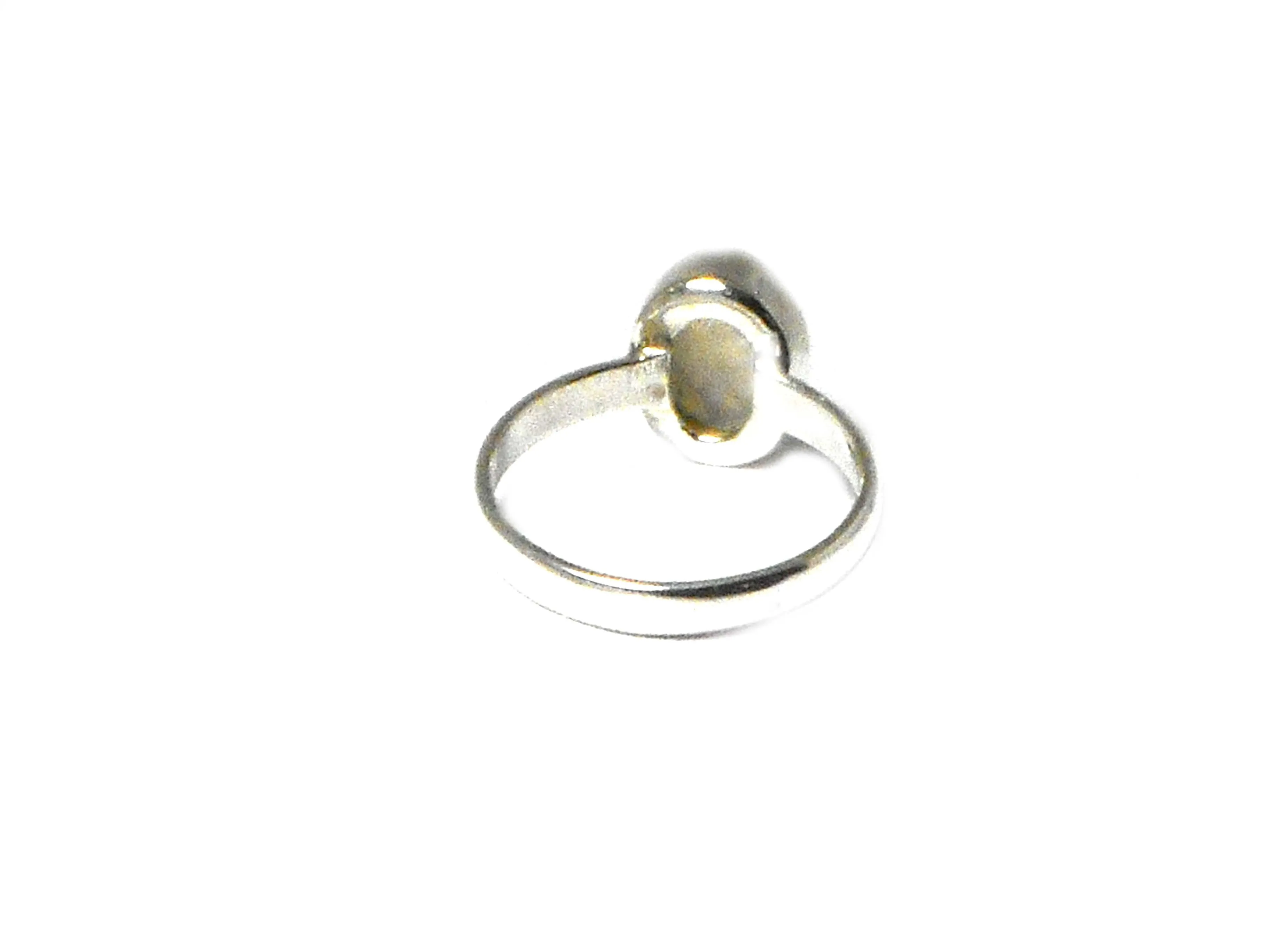 Fiery Oval  Moonstone Sterling Silver 925 Gemstone Ring