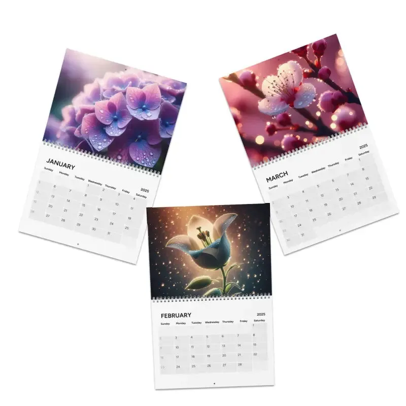 Flower Closeups Calendar 2025 with Semiglossy Finish
