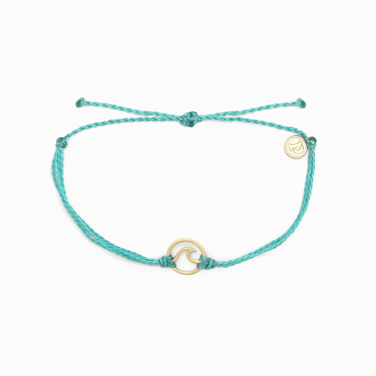 Gold Wave Charm