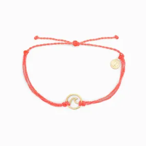 Gold Wave Charm