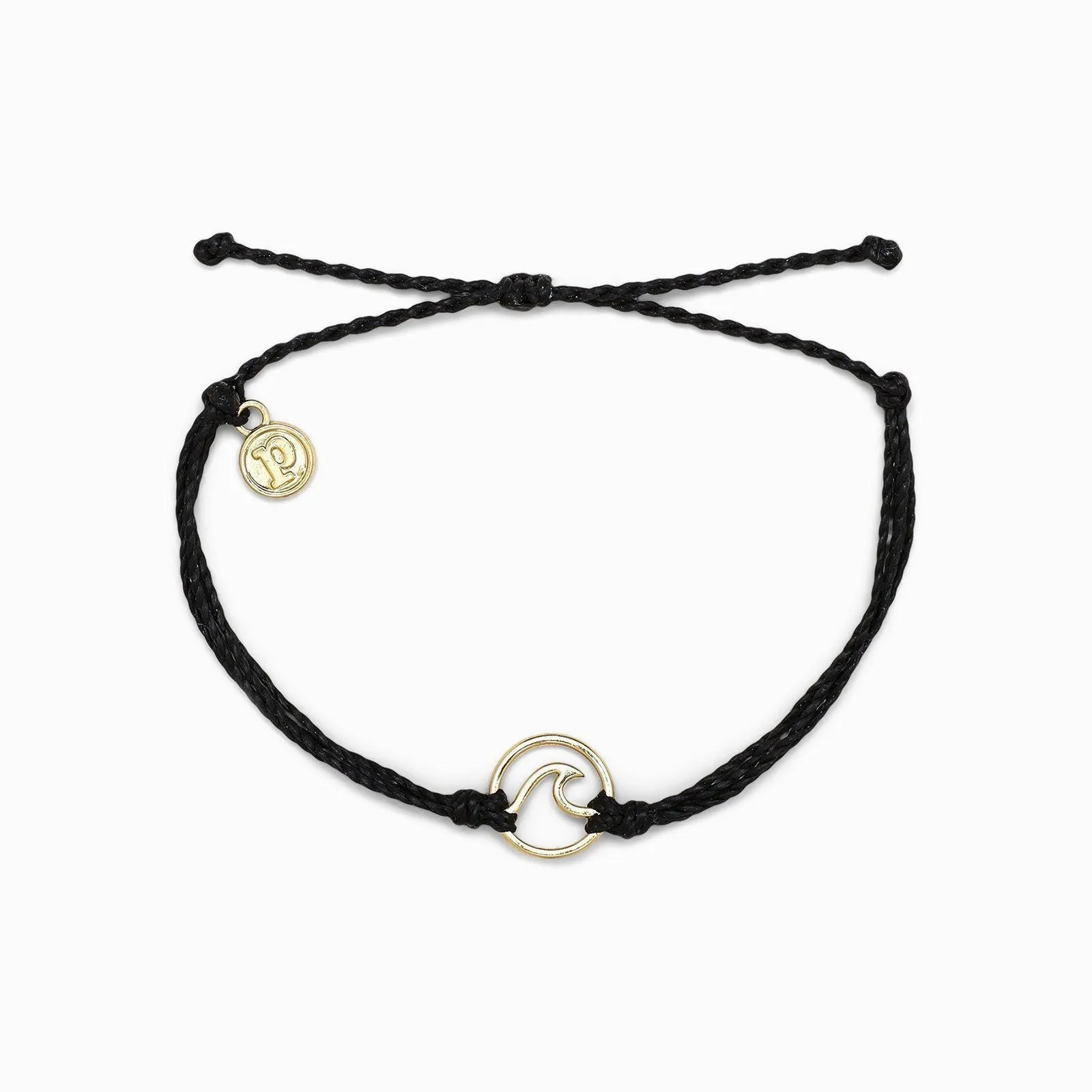 Gold Wave Charm