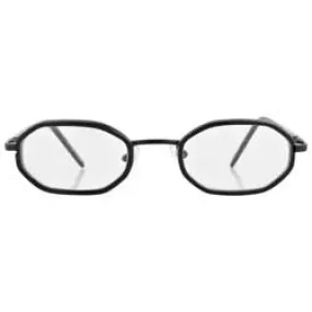 GRITZ Black/Black Clear Glasses