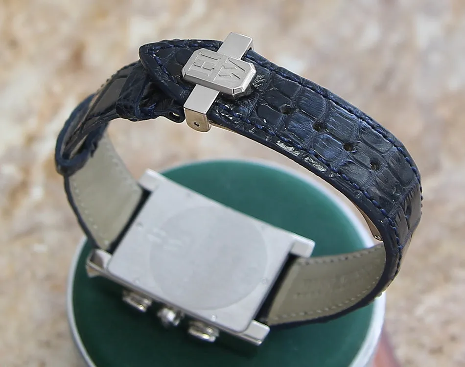 Harry Winston Avenue Diamond 18k White Gold Large Investment Grade Watch