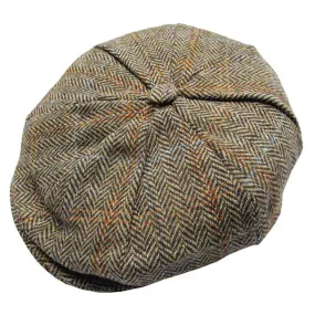 Herringbone Tweed Cap