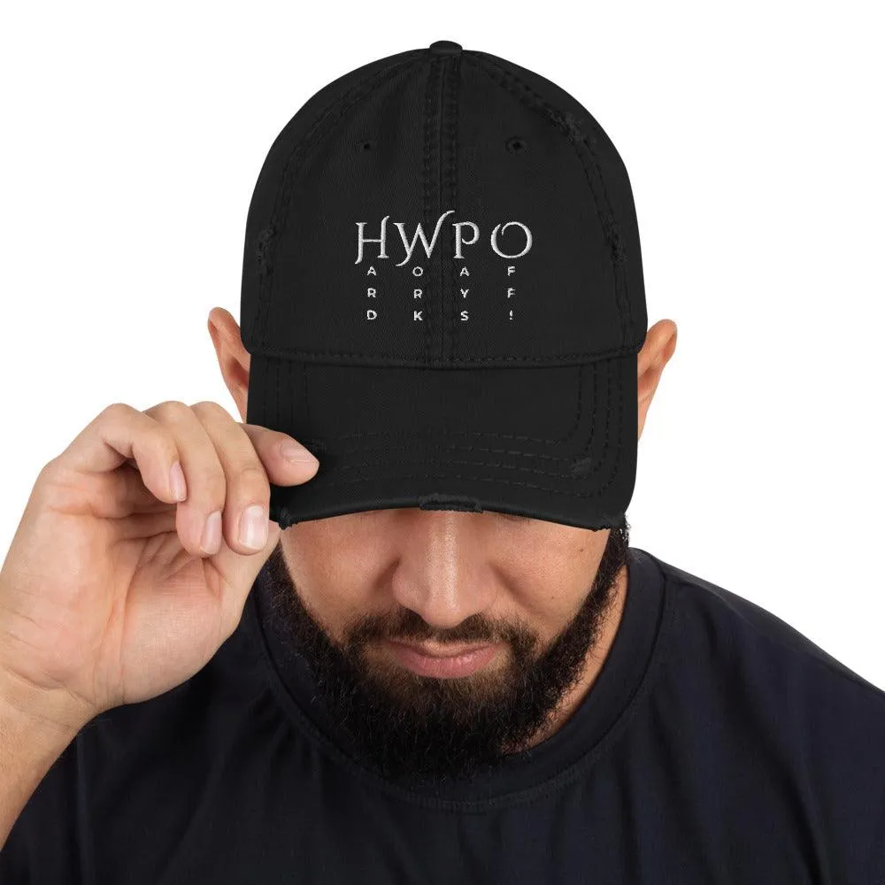 HWPO Distressed Dad Hat