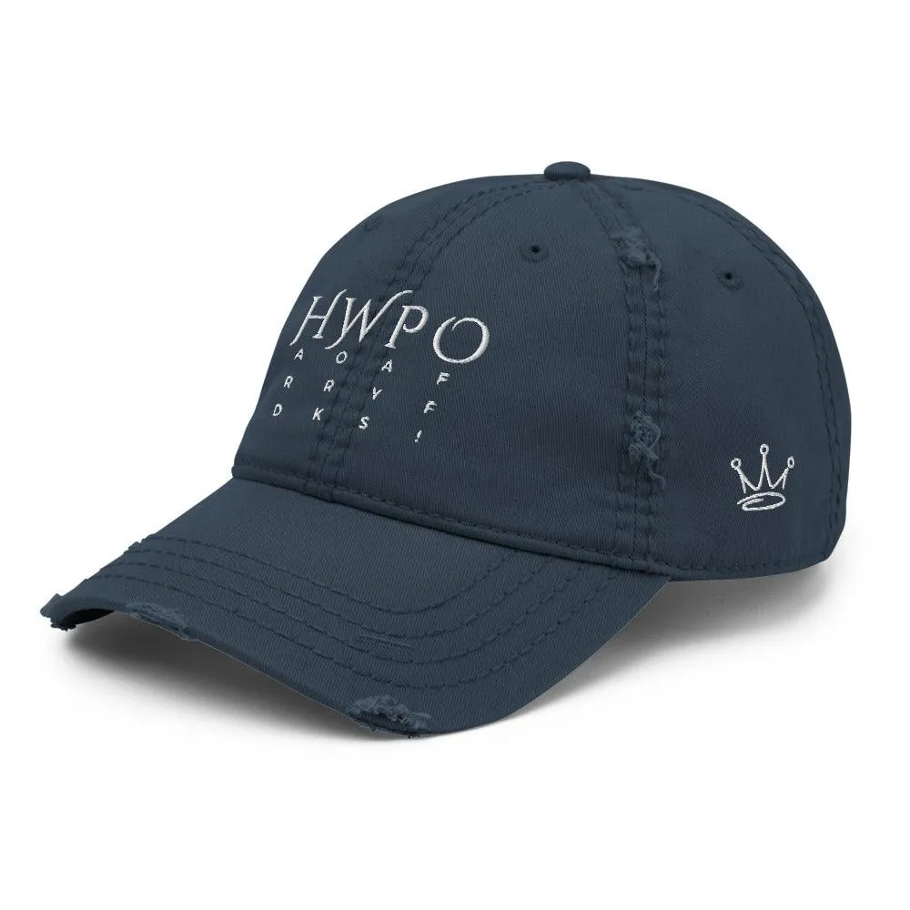 HWPO Distressed Dad Hat