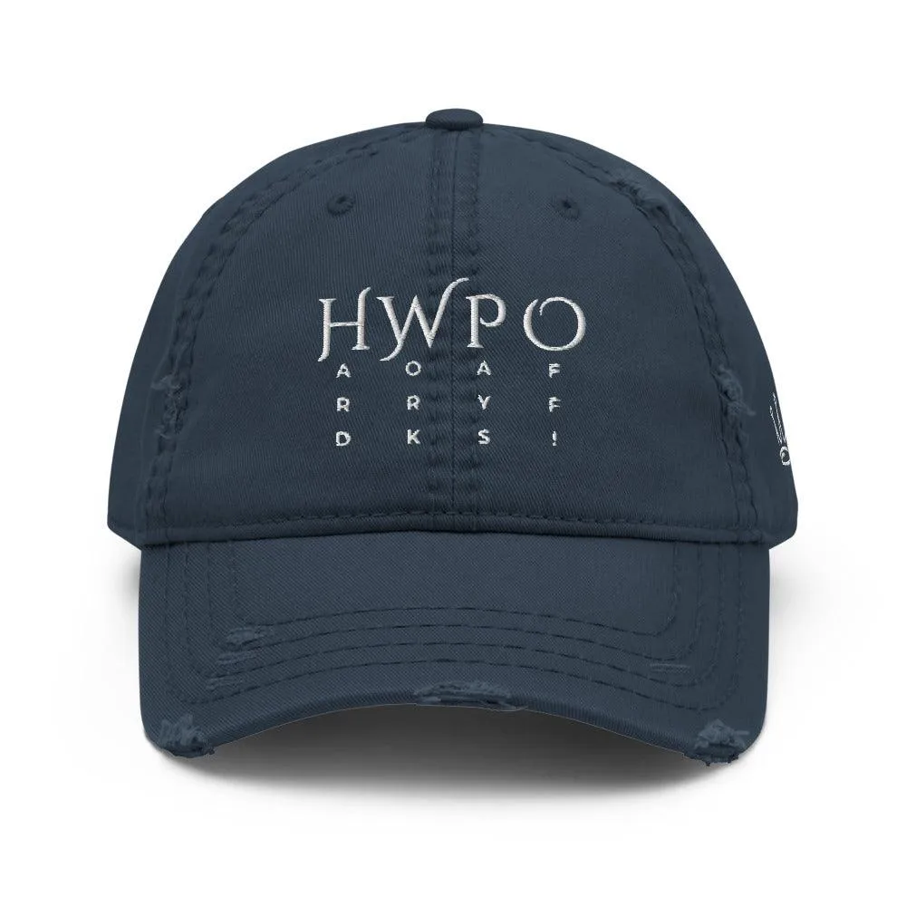 HWPO Distressed Dad Hat