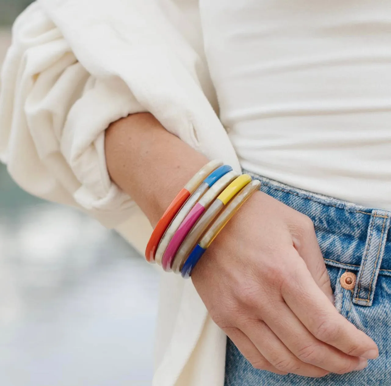 Indian Summer Bangle Set-Sunshine Tienda