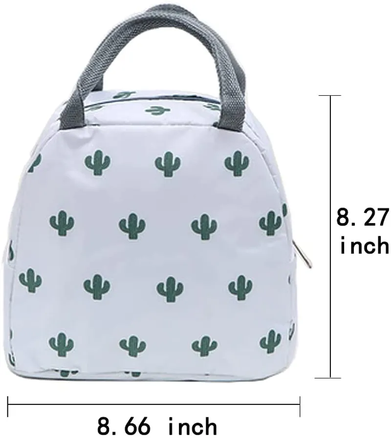Insulated Tote Lunch Bag for Womens and Mens,Water Proof Lunch Boxes for Adult,Reusable Lunchboxes for Work,Food and Snack Containers Holder for Girls,Grey