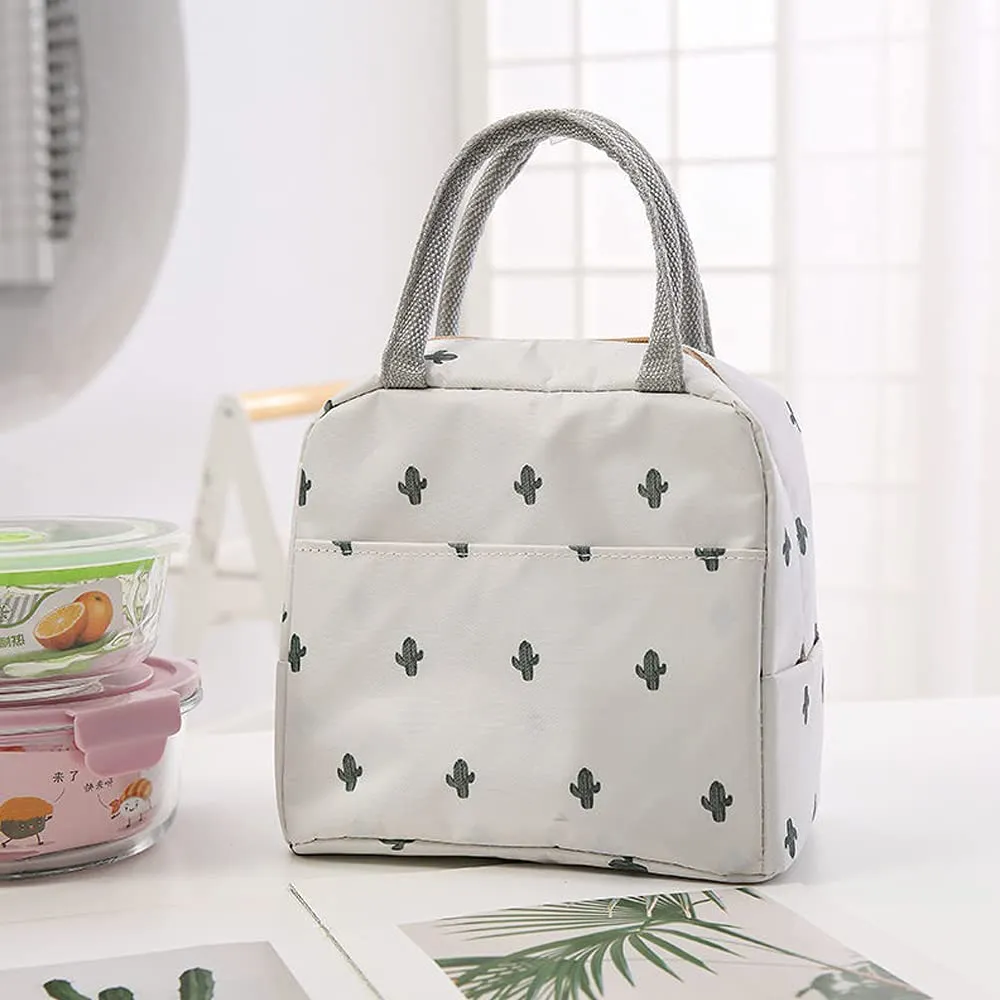 Insulated Tote Lunch Bag for Womens and Mens,Water Proof Lunch Boxes for Adult,Reusable Lunchboxes for Work,Food and Snack Containers Holder for Girls,Grey
