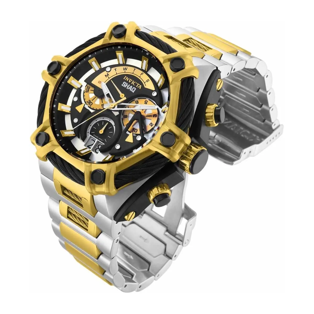 Invicta Men's Chrono Watch - Shaq Quartz Two Tone Stainless Steel Bracelet | 33683
