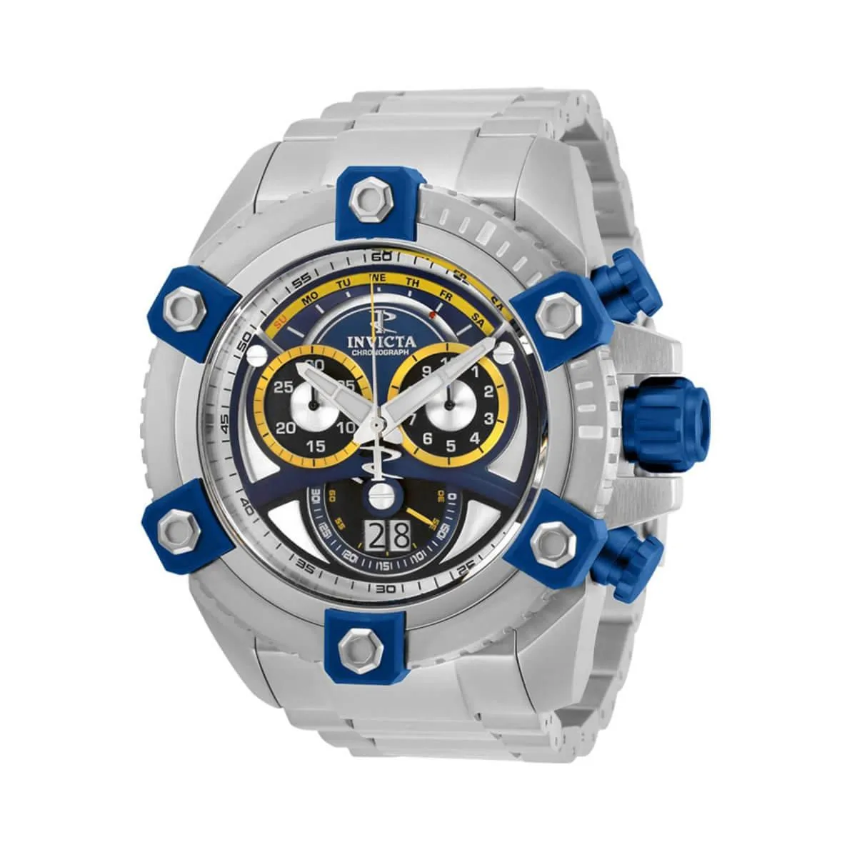 Invicta Men's Chronograph Watch - Reserve Octane Quartz Steel Bracelet Dive | 31414