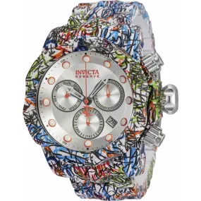 Invicta Men's Chronograph Watch - Venom Swiss Quartz Silver Dial Bracelet | 35388