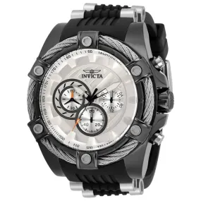 Invicta Men's Quartz Watch - Bolt Chronograph White Dial Strap | 32698