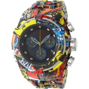 Invicta Men's Watch - Bolt Chronograph Grey, Blue and Black Dial Bracelet | 43858