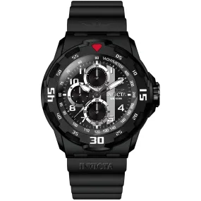 Invicta Men's Watch - Coalition Forces Chrono Black Silicone Rubber Strap | 46397