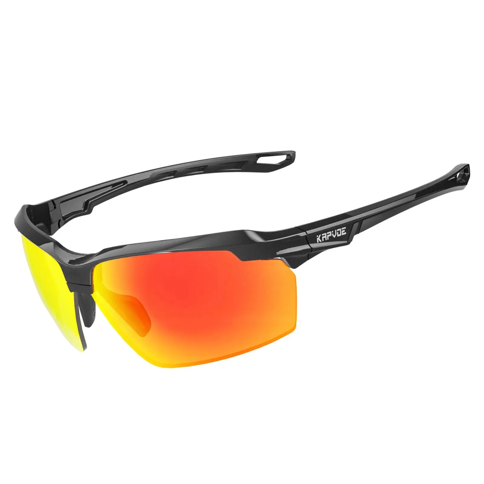KAPVOE Cycling Glasses Polarised Sunglasses Sports Glasses MTB Glasses Cycling Glasses Men Road Bike for Women Cycle Goggles
