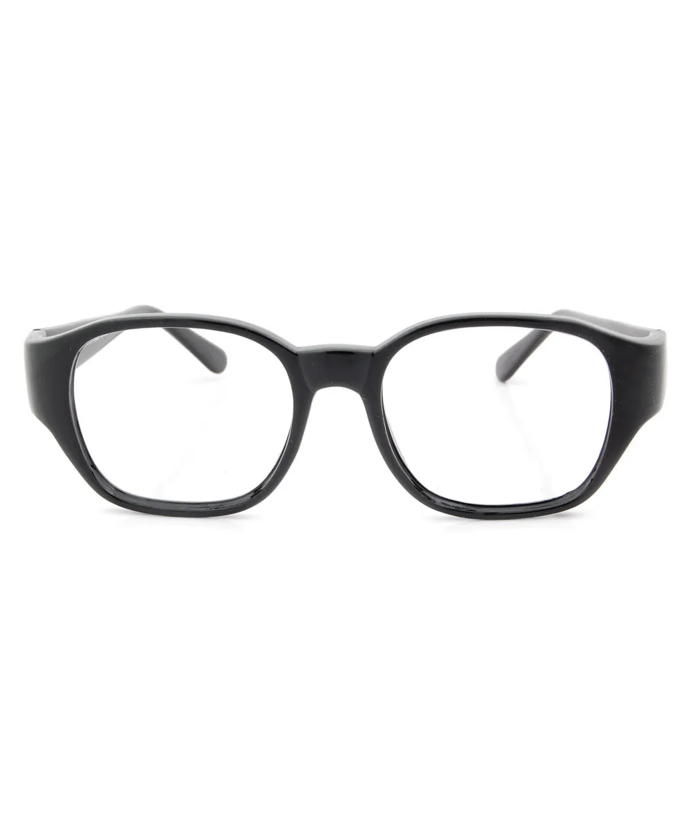 LAKE Black/Clear Glasses