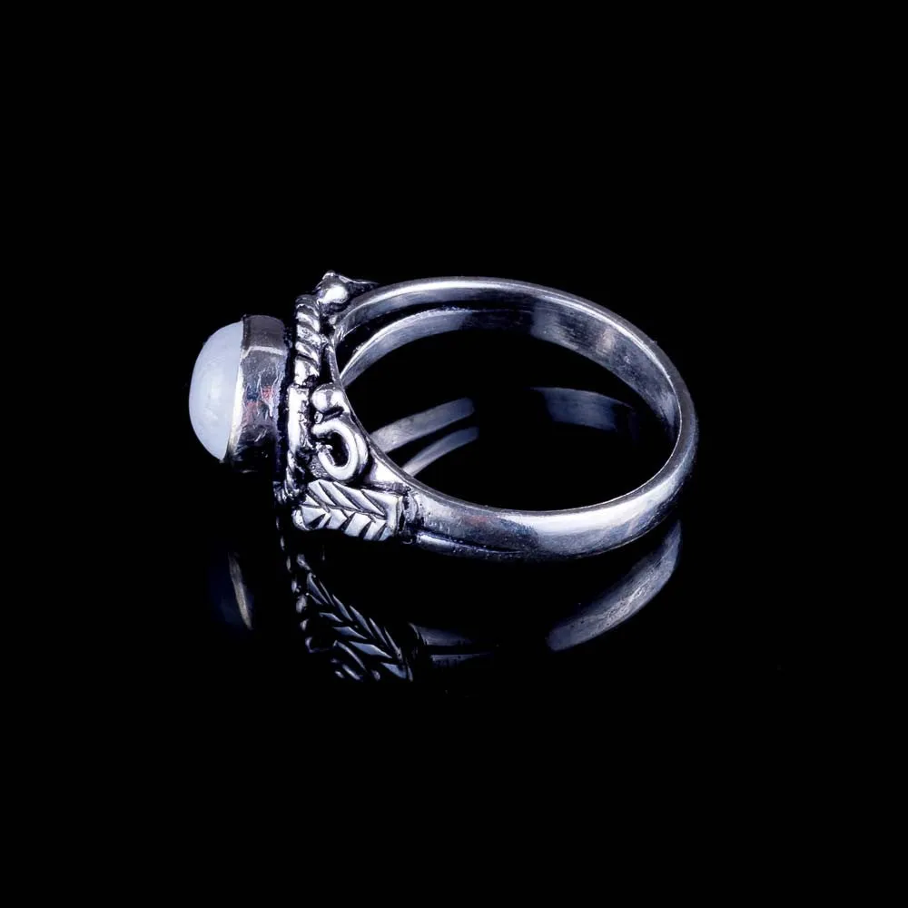 Leaf Ring - Moonstone