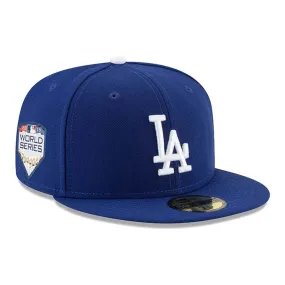 Los Angeles Dodgers Fitted New Era 59Fifty On Field 2018 World Series Cap Hat