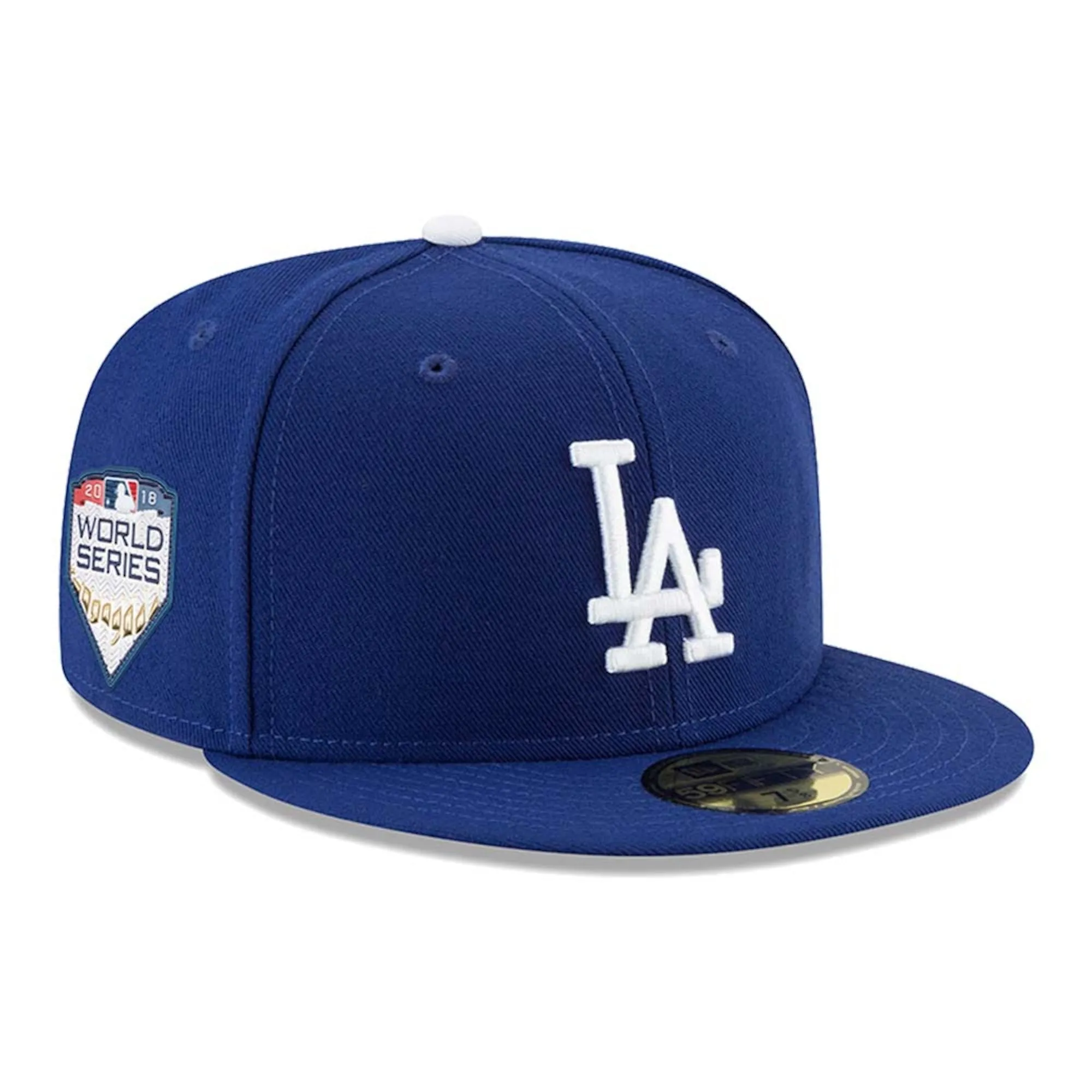 Los Angeles Dodgers Fitted New Era 59Fifty On Field 2018 World Series Cap Hat